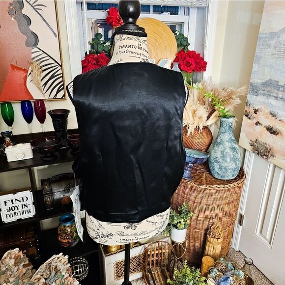 VTG Stonebridge Black & Grey Patchwork Corduroy Vest. - Picture 10 of 16